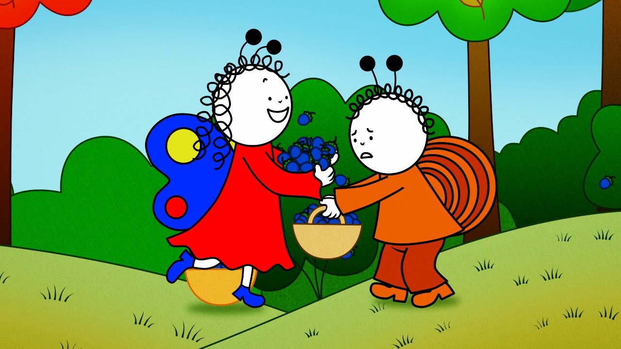 Bobi in Pika: Nabiranje borovnic