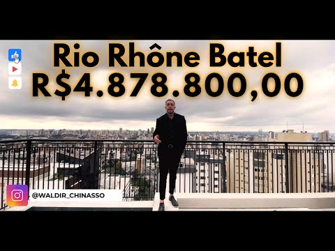RIO RHÔNE GT BUILDING - APARTAMENTO DE LUXO NO BATEL ÚLTIMA UNIDADE! VALOR R$.4.878.800,00