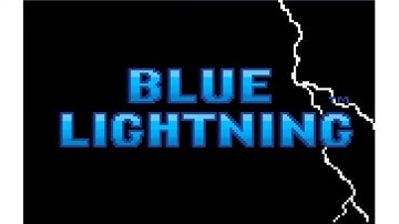 Blue Lightning - Atari Lynx - Intro & Title Screen