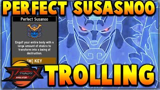 PERFECT SUSANOO DISGUISE TROLLING THE WEAKLINGS IN ANIME FIGHTING SIMULATOR! (ROBLOX)