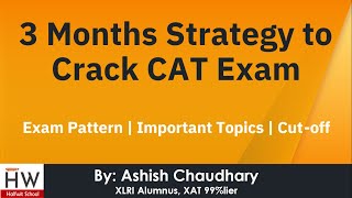 How to crack CAT in 3 months? || CAT 2021 by Halfwit School 136 views 2 years ago 19 minutes
