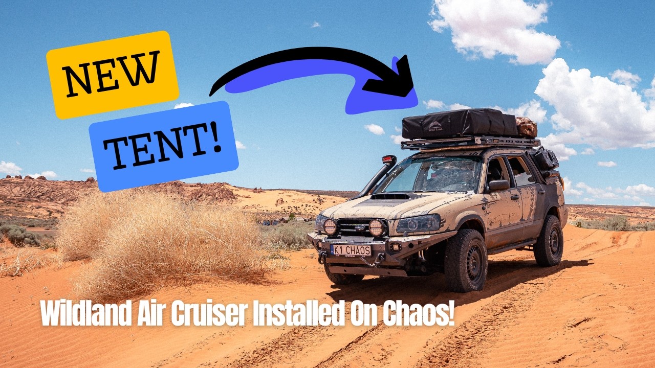 Новая палатка на крышу нашего Subaru Forester Overlander! Установлены Wildland Air Cruiser и кухня!
