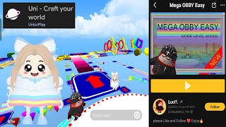 Mega Obby Easy l Full Gameplay l UNI Craft your world screenshot 5