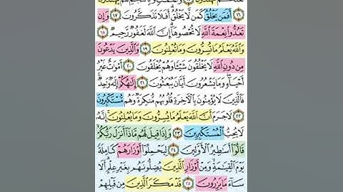 تيسير حفظ سورة النحل بالتكرار الوجه الثالث الآيات (15-26) مكرر 5 مرات بصوت الشيخ عبد الباسط