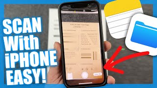 How To Scan Documents With The iPhone by DHTV 206,211 views 3 months ago 12 minutes, 16 seconds