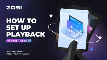 ZOSI PoE NVR Security System Operation - Playback