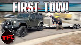 We Don't Normally Test a Jeep Wrangler for Its 'Towing Ability'...But Here's How Well It CAN Do It!