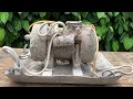 Restoration of Old Broken Concrete Flat Plate Vibrator // Complete Amazing Restoration