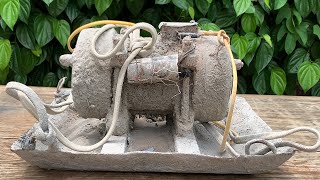 Restoration of Old Broken Concrete Flat Plate Vibrator // Complete Amazing Restoration