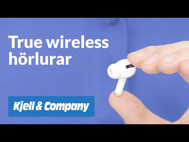 True wireless hörlurar - Kjell-TV - YouTube