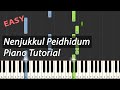 Nenjukkul peidhidum piano tutorial  vaaranam aayiram  tamil song  tempo 110