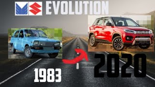 MARUTI SUZUKI EVOLUTION 1983 - 2020