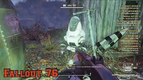 Fallout 76, Random Encounter #1 - Meeting Insult Bot!
