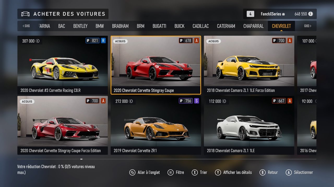 Forza Motorsport (2023) - Full Car List