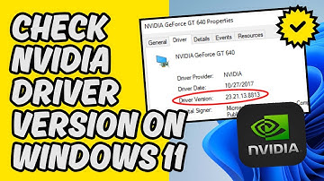 [Easy Guide] Check NVIDIA Driver Version on Windows 11