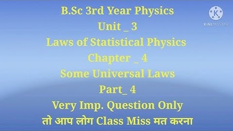B.Sc 3rd Year Physics Relativity And Statistical Physics Objective Type Question