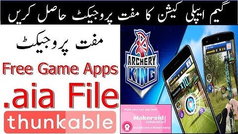 Make Game With Makroid Or Thunkable Free Aia File By Apps Maker