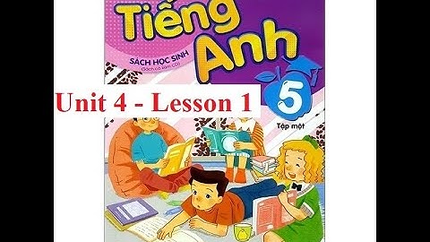 Tiếng Anh 5. Unit 4: Did you go to the party? Lesson 1.