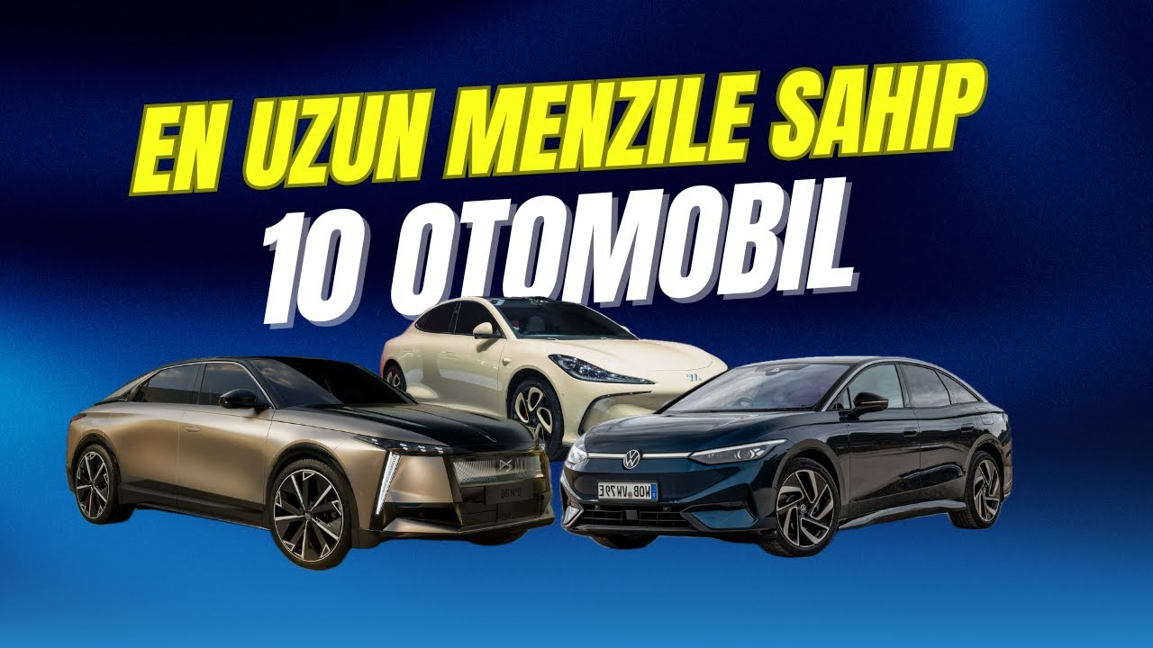 TAM 1050 KM !!!  | En Uzun Menzile Sahip 10 Otomobil  #elektrikliotomobil #teknoloji  #bilim