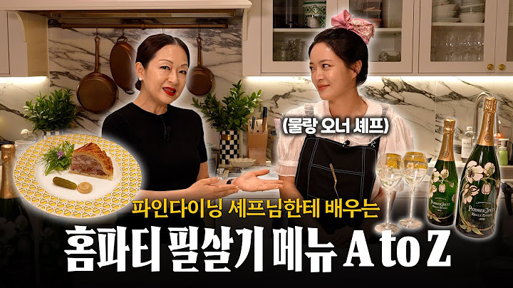 I'll show you how to make a home party into fine dining 😉 (feat. Seochon Moulin owner chef Yerang...