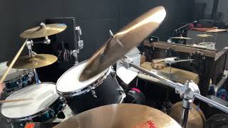 David Garibaldi's Tower of Power, Paiste 17" 3000 Series Thin Crash, Red Letter, 1980's