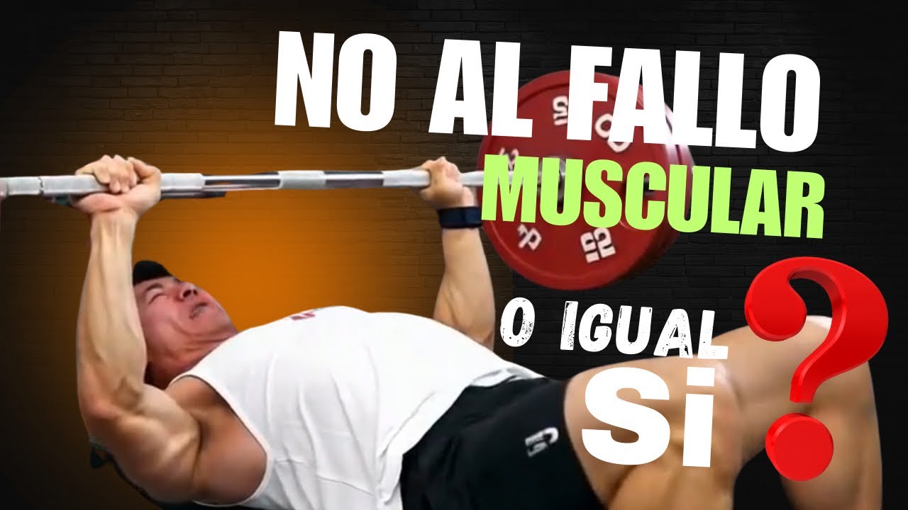 ¿Por qué NO debes entrenar al FALLO muscular? | RIR explicado fácil