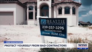 WINK Investigates: How to protect yourself when hiring a contractor