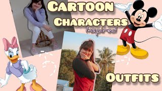 Cartoon characters inspired outfits