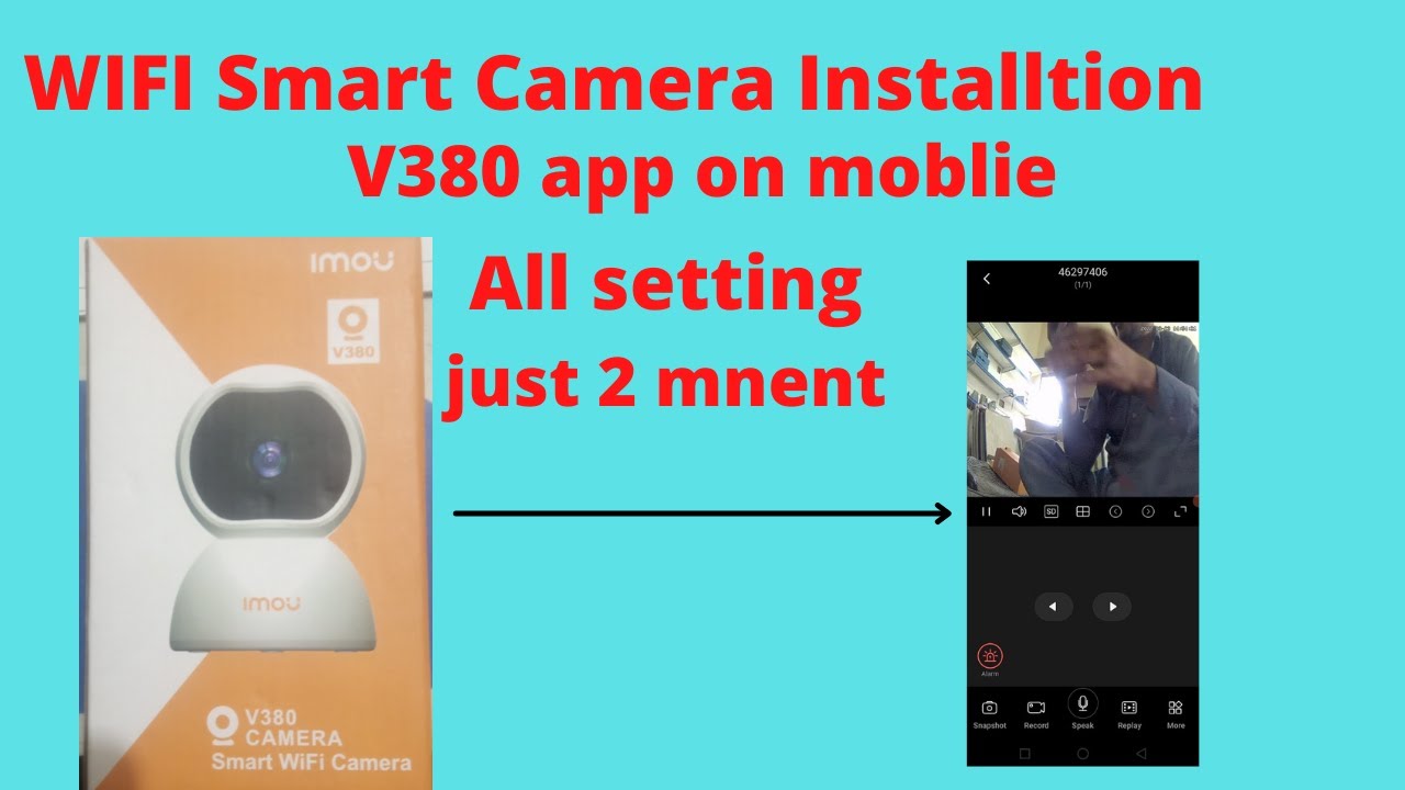 How To installation Smart WiFi Camera|How to setup V380 WiFi Smart Net