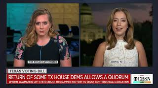 Texas Republicans renew efforts to pass voting bill.