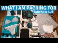 WHAT TO PACK: 1 MONTH IN TAIWAN &amp; AUSTRALIA