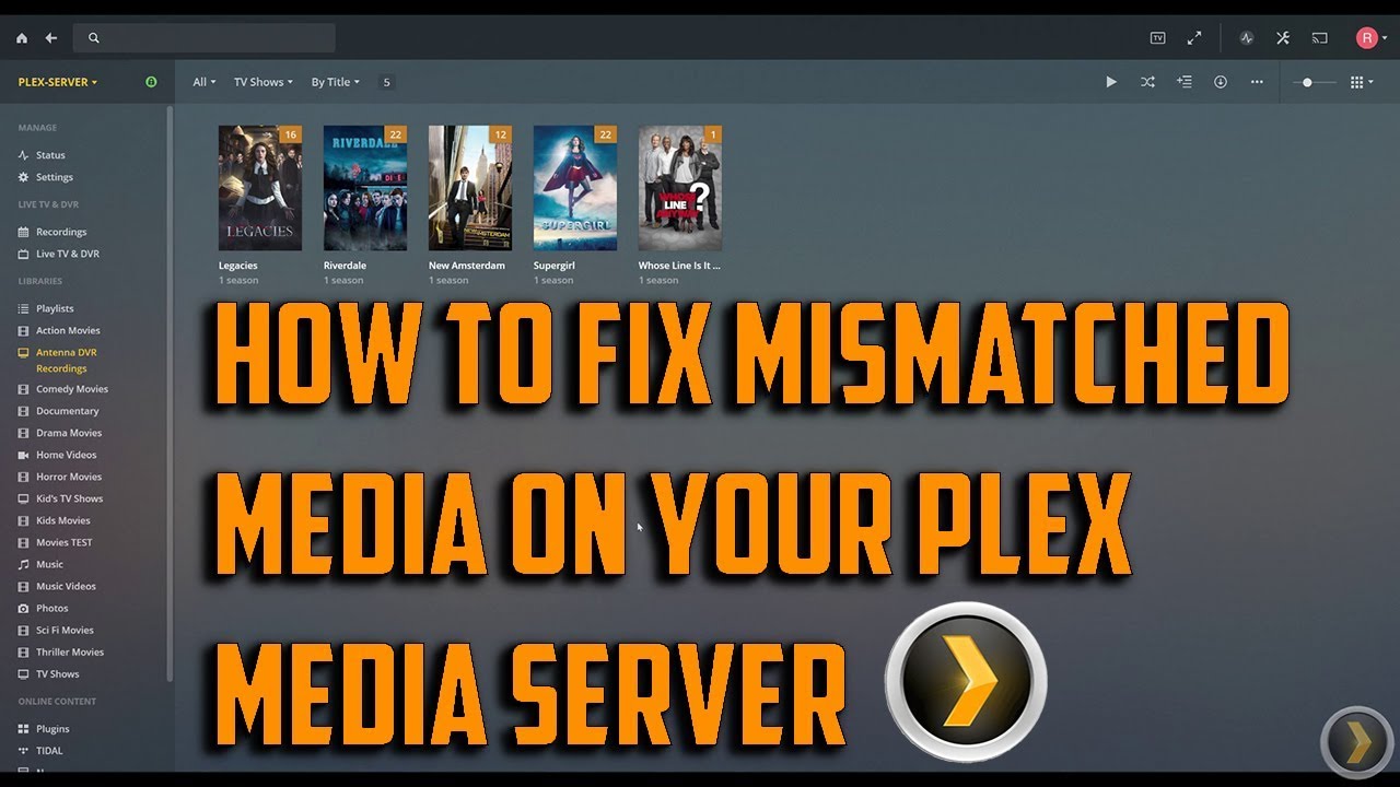 Plex Mismatch Tv Show