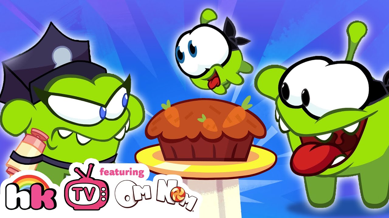 Om Nom Stories: Nibble-Nom vs Om Nelle Easter Cake Thieves | Funny Cartoons | HooplaKidz TV