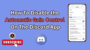 How To Disable the Automatic Gain Control On The Discord App | Tips & Tricks
