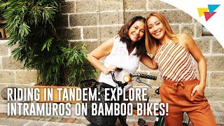 Cam Lagmay and Mom #Explore Historical Intramuros on Bamboo Bikes! | #ChoosePhilippines