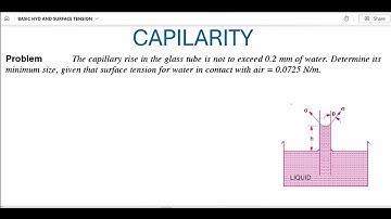 Fluid Mechanics// Capillary Effect// Numerical :02