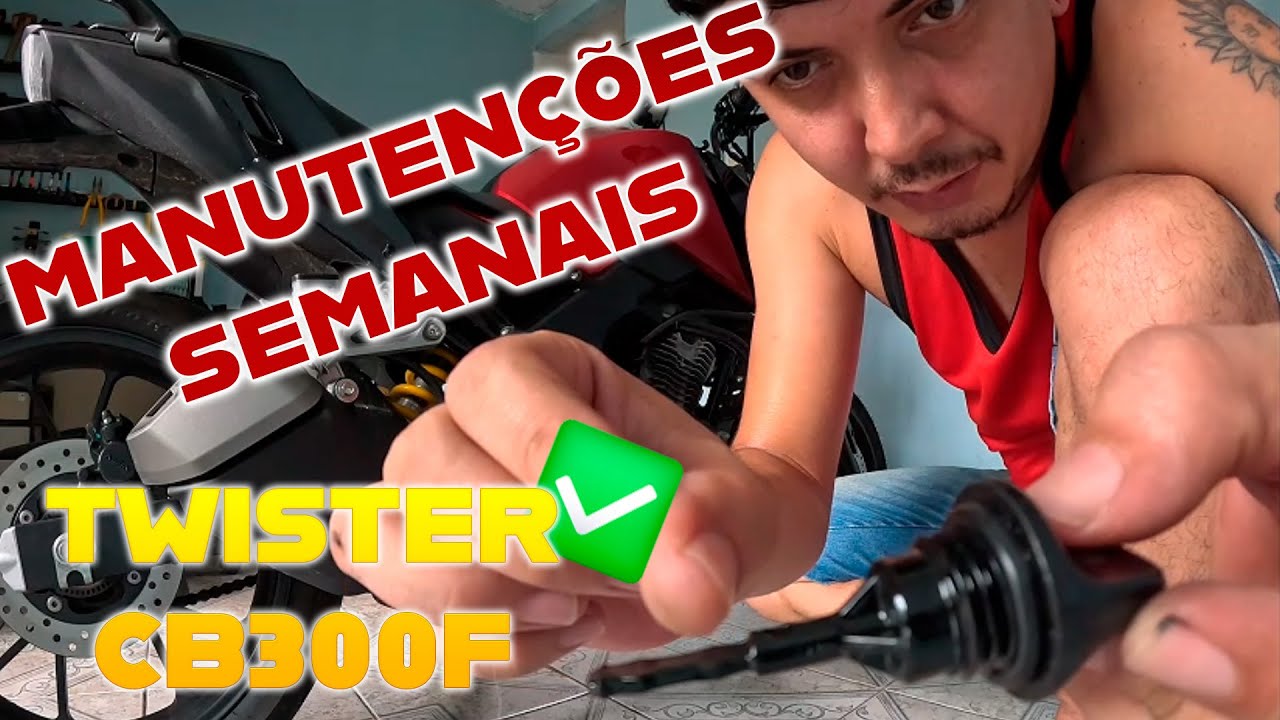 MANUTENÇÕES BÁSICAS NA TWISTER CB300F 🛠️