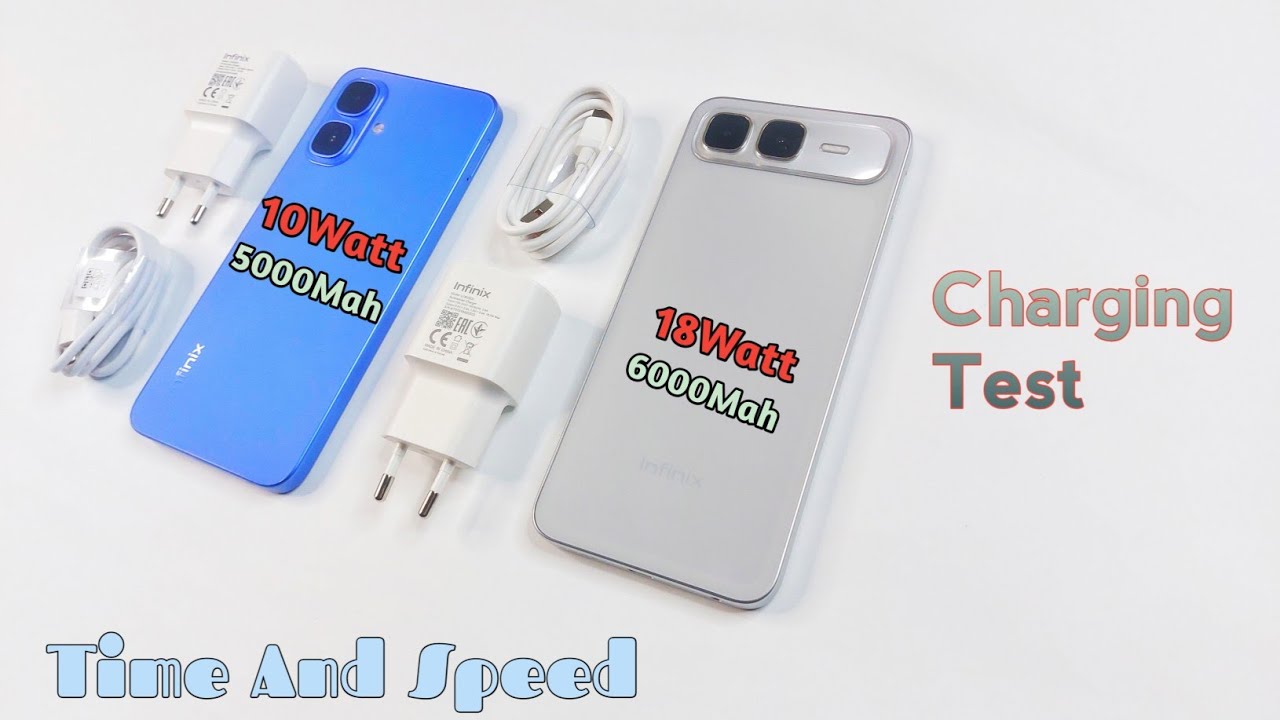 Infinix Smart 10, 5000Mah / Infinix Smart 10 Plus, 6000Mah | Charging Test | Time And Speed 
