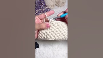 Easy Crochet Bag Stitch #crochet #bag #stitch