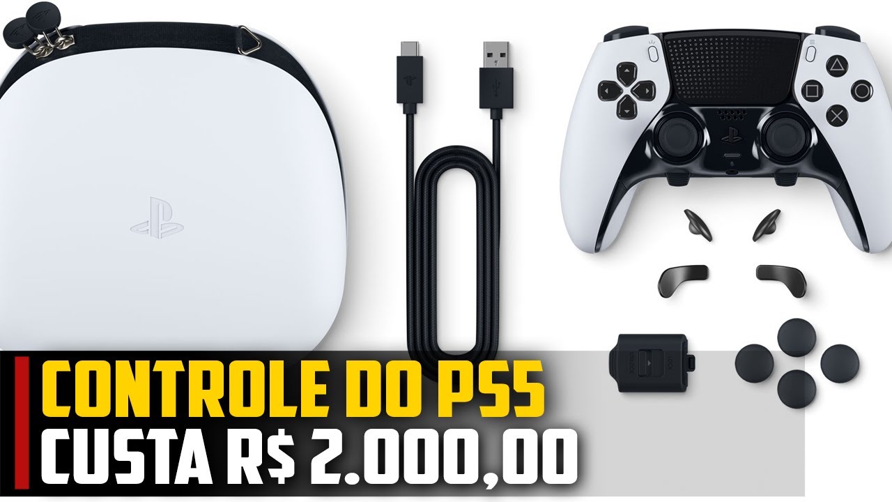 Controle do PLAYSTATION 5 CUSTA 2 MIL reais 