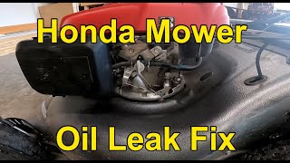 [HOW TO] Fix Oil Leaking from the Governor Shaft on a Honda Mower (GCV160)
