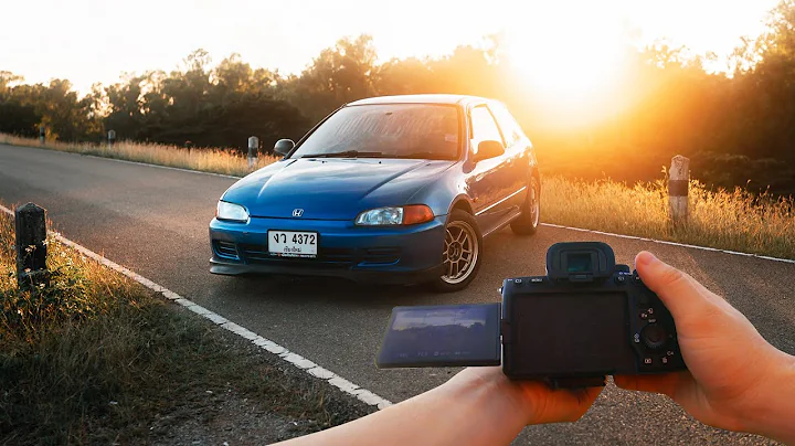 POV Sunset Car photography // Sony A7IV + Sigma 35...