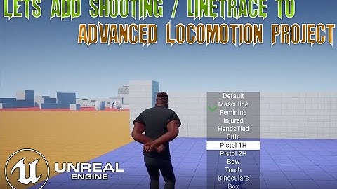 UE5 - Changing the Character Model in the Advanced Locomotion System