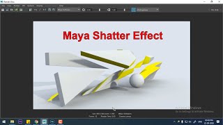 maya dynamics tutorials | maya shatter effect | maya bullet shatter | maya bullet tutorial