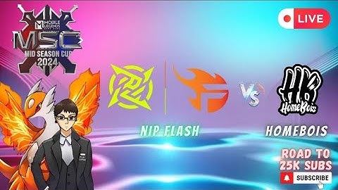 NIP FLASH FTW!! MLBB MSC 2024 X EWC Knockout Stage | MLBB [ENG/中文]