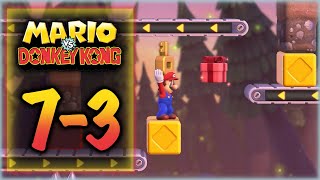 Mario vs Donkey Kong - Level 7-3 - All Presents (Gifts) - Mystic Forest