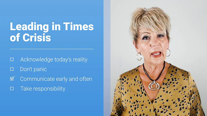 COVID-19 Leadership Tips: Leading in Times of Cris...