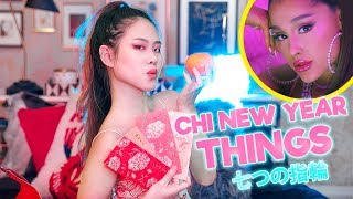 CHINESE NEW YEAR THINGS we all hate【7 RINGS PARODY】| MiniMoochi