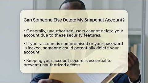 Can Someone Else Delete My Snapchat Account? - Everyday-Networking