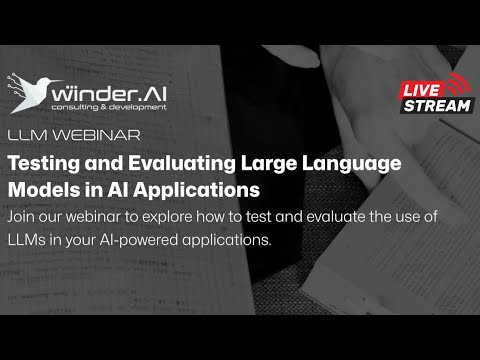Testing and Evaluating Large Language Models in AI Applications - YouTube